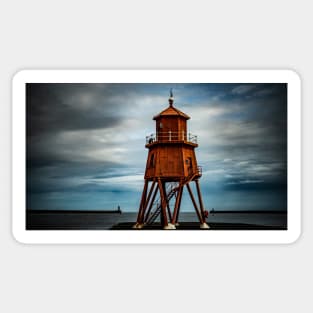 Herd Groyne Lighthouse Sticker